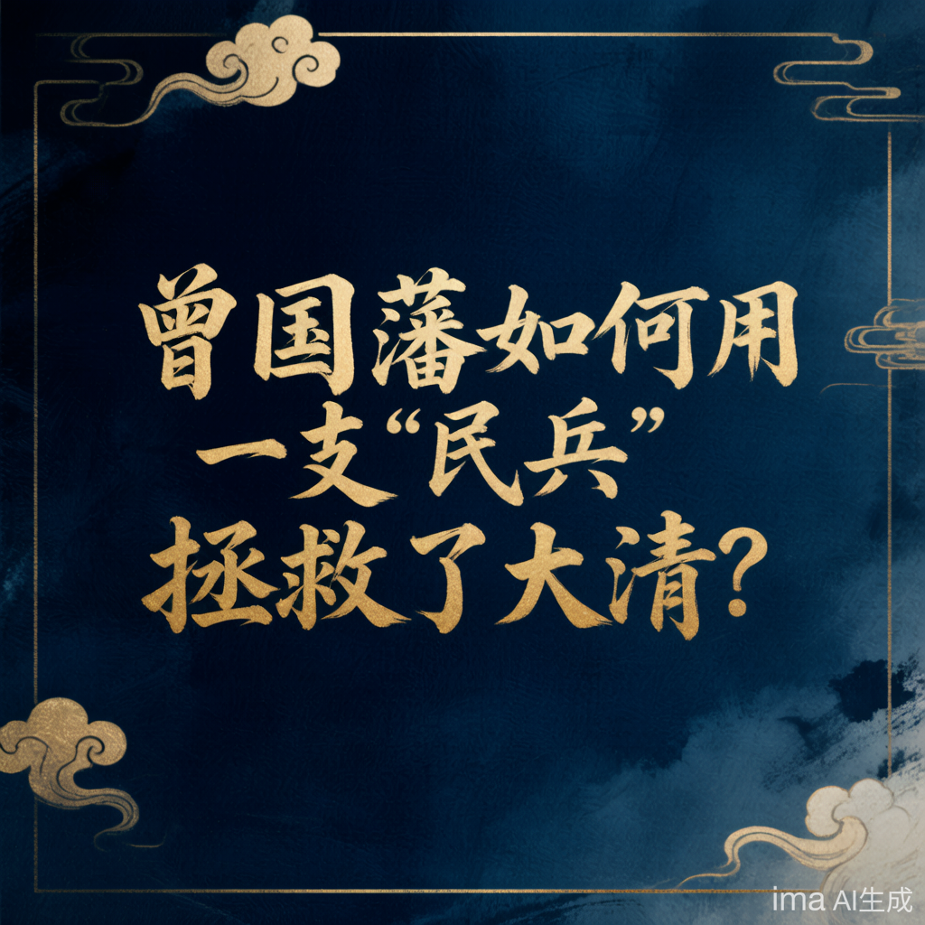 天降猛男：如何用一支“民兵”拯救大清