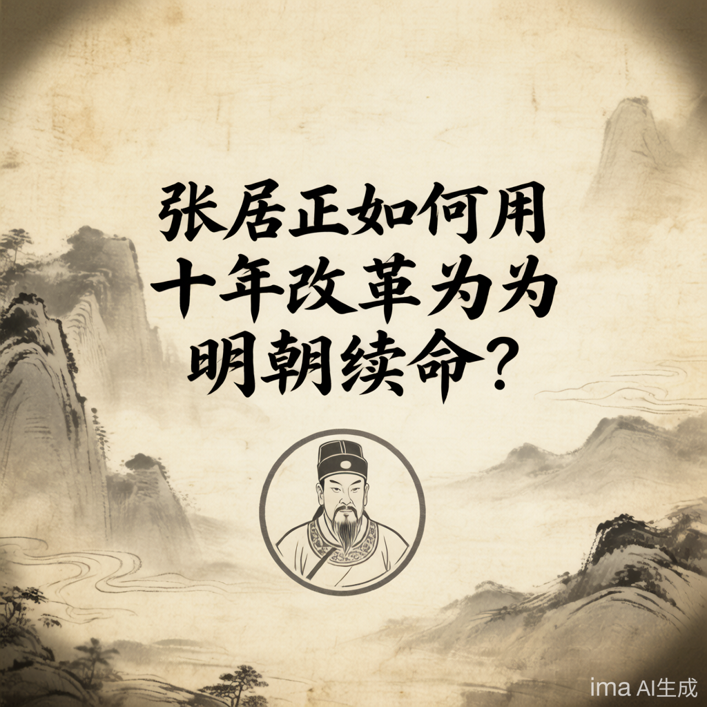 天降猛男：张居正如何用十年改革为明朝续命